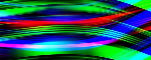 Abstract lighting,Motion blur,RGB color. photo