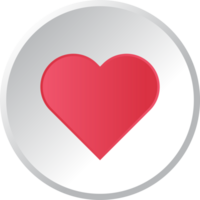 love heart pink png