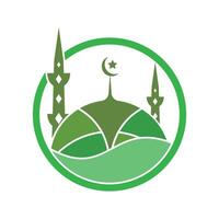 Islamic logo, Mosque vector