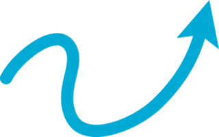 ícone de logotipo de seta abstrata png