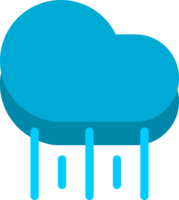 cloud storm with water drop rain icon png