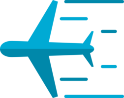 la vitesse avion en volant Voyage symbole icône png