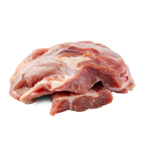 Raw pork Steak and Meat on transparency Background Isolated Gourmet Meal png