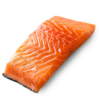 Raw salmon Steak and Meat on transparency Background Isolated Gourmet Meal png