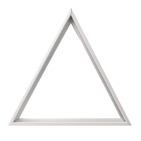 Generated AI Stroke triangle geometric shape isolated on transparent background png