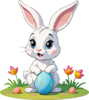 Ostern Hase Karikatur Illustration png