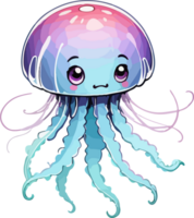 Jellyfish Cartoon Clip Art png