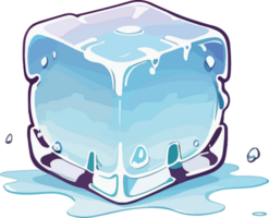 gelo cubo desenho animado Projeto png