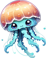 Jellyfish Cartoon Style png