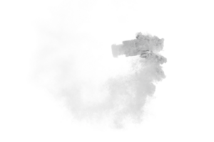 Rauch Auto Ausbrennen auf transparent Hintergrund png