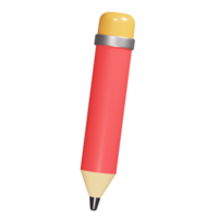 Bleistift Symbol 3d machen Illustration png