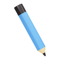 Pencil icon 3d render illustration png