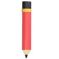 crayon icône 3d rendre illustration png