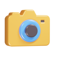 Cemera icon 3d render illustration png