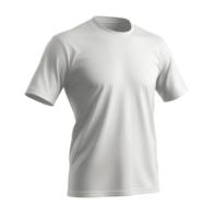 Weiß T-Shirt Attrappe, Lehrmodell, Simulation. klar Attrappe, Lehrmodell, Simulation von realistisch Shirt. auf isoliert Hintergrund png