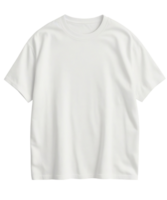 white T-shirt mockup. Clear Mockup of realistic shirt. on isolated background png