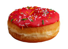 vermelho granulados rosquinha png