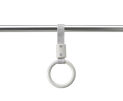 hand handle loop in the subway, transparent background png