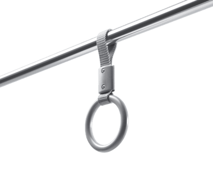 mano maniglia ciclo continuo nel il metropolitana, trasparente sfondo png