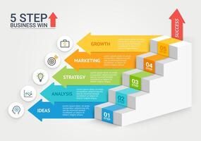 Arrow diagram timeline gantt chart templates vector