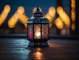 AI generated Beautiful Ramadan Moment photo