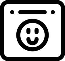 Calendar icon symbol image for schedule or appointment vector