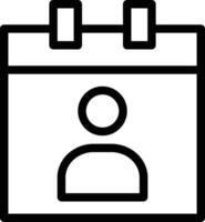 Calendar icon symbol image for schedule or appointment vector