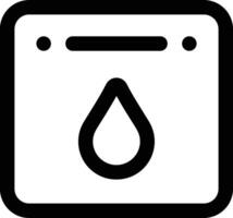 Calendar icon symbol image for schedule or appointment vector
