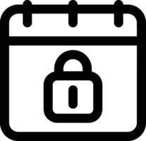 Calendar icon symbol image for schedule or appointment vector