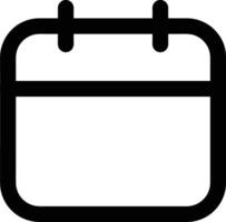 Calendar icon symbol image for schedule or appointment vector