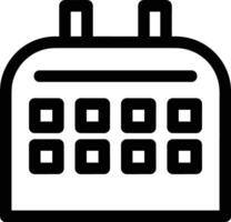 Calendar icon symbol image for schedule or appointment vector