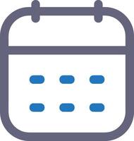 Calendar icon symbol image for schedule or appointment vector