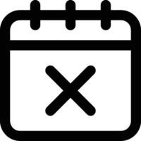 Calendar icon symbol image for schedule or appointment vector