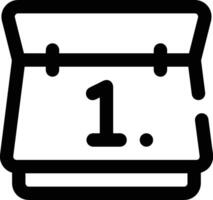Calendar icon symbol image for schedule or appointment vector