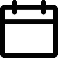 Calendar icon symbol image for schedule or appointment vector