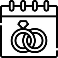 Calendar icon symbol image for schedule or appointment vector