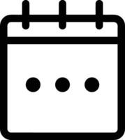 Calendar icon symbol image for schedule or appointment vector