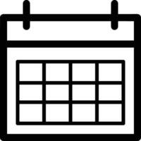 Calendar icon symbol image for schedule or appointment vector