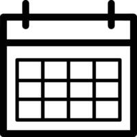 Calendar icon symbol image for schedule or appointment vector