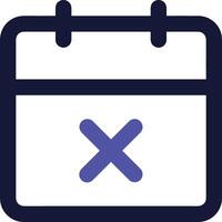 Calendar icon symbol image for schedule or appointment vector