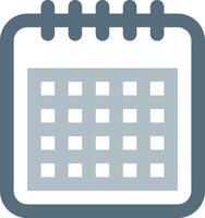 Calendar icon symbol image for schedule or appointment vector