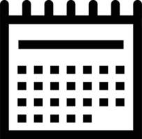 Calendar icon symbol image for schedule or appointment vector