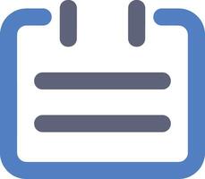 Calendar icon symbol image for schedule or appointment vector