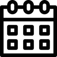 Calendar icon symbol image for schedule or appointment vector