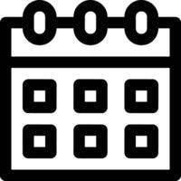 Calendar icon symbol image for schedule or appointment vector