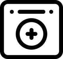 Calendar icon symbol image for schedule or appointment vector
