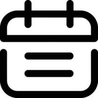 Calendar icon symbol image for schedule or appointment vector