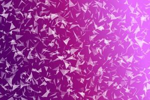 Abstract gradient triangle particle landing page background vector