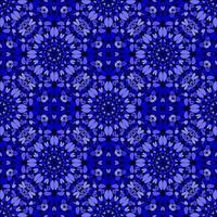 Abstract bohemian seamless gravel petal pattern background design vector