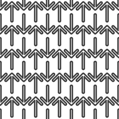 Seamless black and white arrow pattern